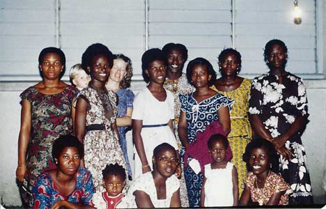 Sunday School Girls in Abidjan